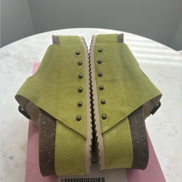 Free People Intentionally Blank Dreams Flatform Sandal Pistachio size 36 New - Picture 4 of 7